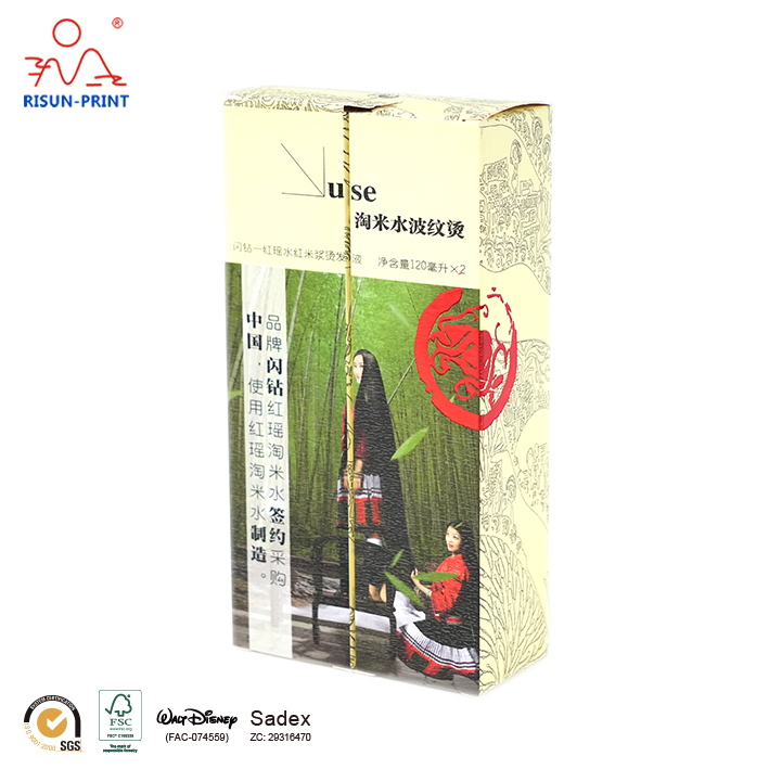 燙發液彩盒印刷,化妝品彩盒印刷廠家